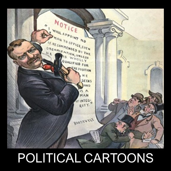 Theodore Roosevelt Political Cartoons